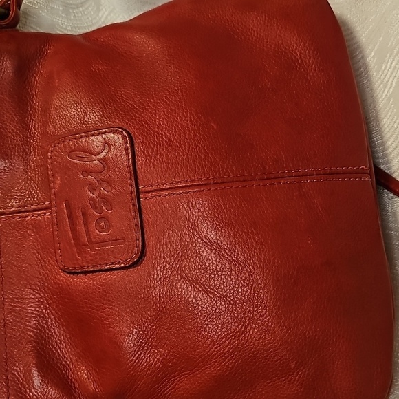 Fossil red leather crossbody bag - Picture 4 of 15